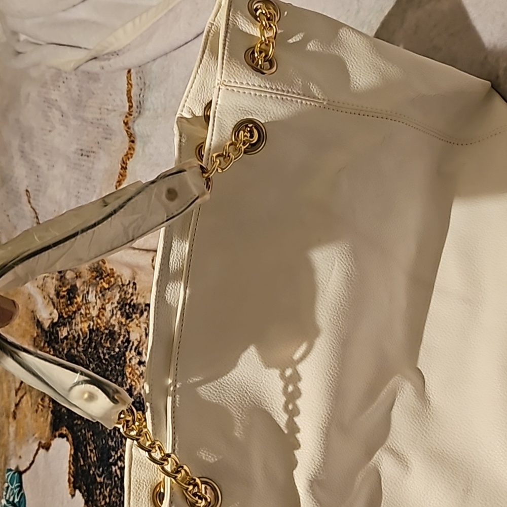 White handbag MK
